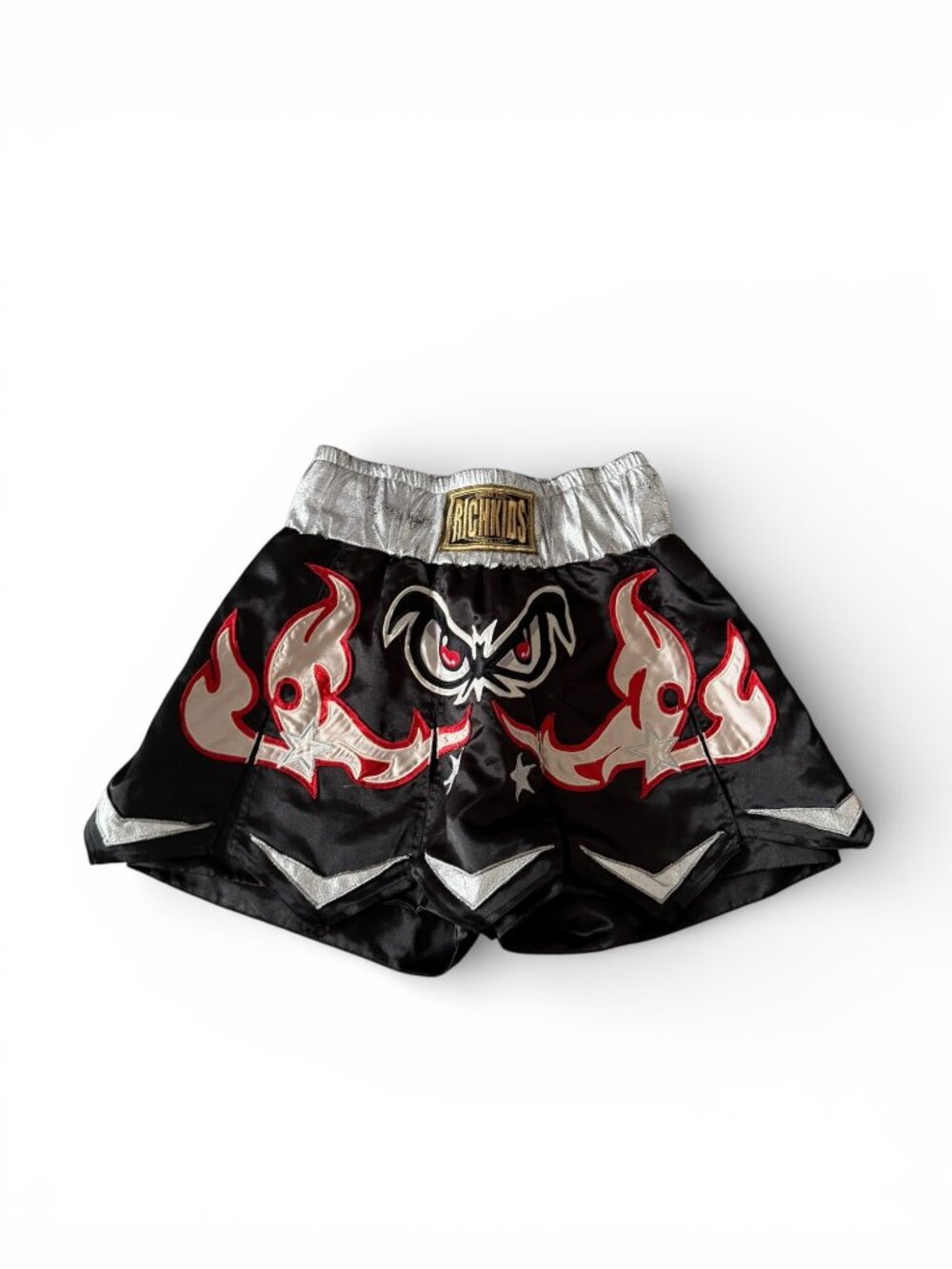 RICH KIDS Women’s Eyes Muay Thai Boxing Shorts Size Large